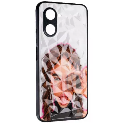 TPU+PC чохол Prisma Ladies для Realme C33 Chocolate