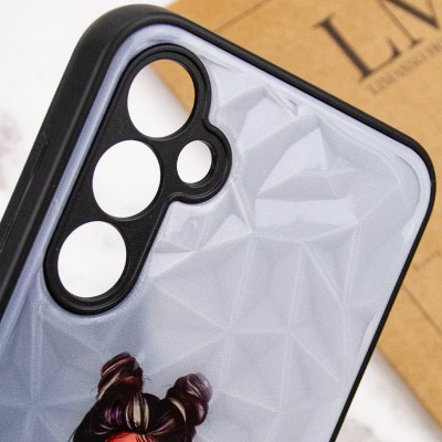 TPU+PC чохол Prisma Ladies для Samsung Galaxy A04s Black in White