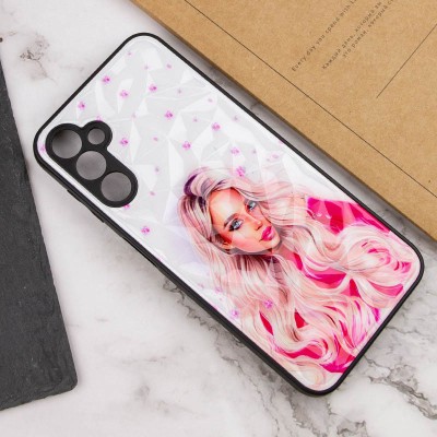 TPU+PC чохол Prisma Ladies для Samsung Galaxy A04s Pink