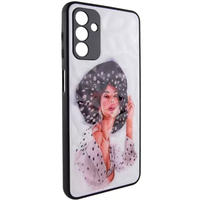 TPU+PC чохол Prisma Ladies для Samsung Galaxy A14 4G/5G Girl in a hat