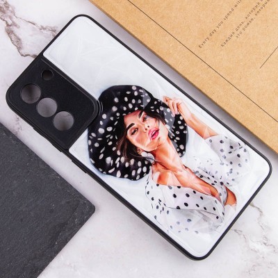 TPU+PC чохол Prisma Ladies для Samsung Galaxy S23 Girl in a hat