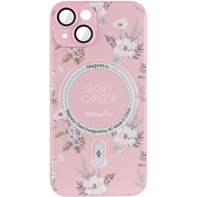 TPU+PC чохол Secret Garden with MagSafe для Apple iPhone 14 (6.1") Pink TPU+PC чохол Secret Garden with MagSafe для Apple iPhone 14 (6.1") Pink