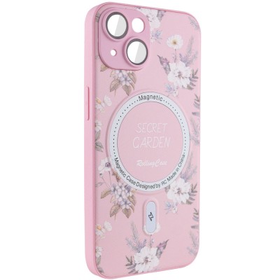 TPU+PC чохол Secret Garden with MagSafe для Apple iPhone 14 (6.1") Pink TPU+PC чохол Secret Garden with MagSafe для Apple iPhone 14 (6.1") Pink