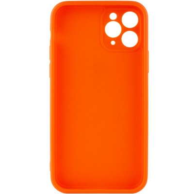 Силіконовий чохол Candy Full Camera для Apple iPhone 11 Pro Max (6.5") Помаранчевий / Orange