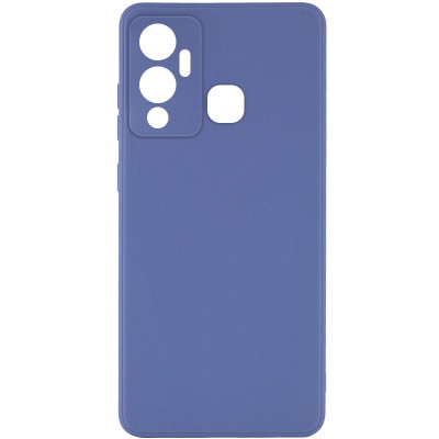 Силіконовий чохол Candy Full Camera для Infinix Hot 12 Play Блакитний / Mist blue