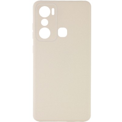 Силіконовий чохол Candy Full Camera для Infinix Hot 20i Бежевий / Antigue White