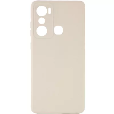 Силіконовий чохол Candy Full Camera для Infinix Hot 20i Бежевий / Antigue White