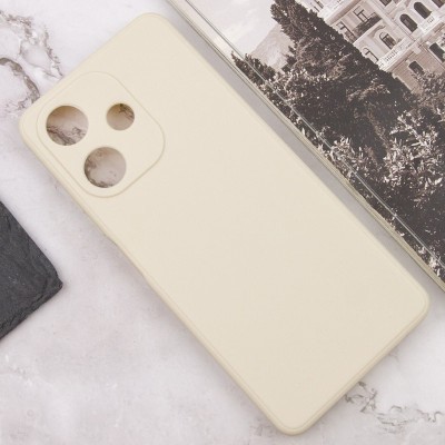 Силіконовий чохол Candy Full Camera для Infinix Hot 30 Play Бежевий / Antigue White