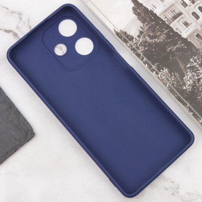 Силіконовий чохол Candy Full Camera для Infinix Hot 30 Play Синій / Dark Blue