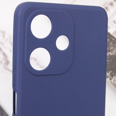 Силіконовий чохол Candy Full Camera для Infinix Hot 30 Play Синій / Dark Blue