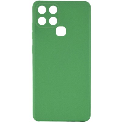 Силіконовий чохол Candy Full Camera для Infinix Smart 6 Зелений / Green