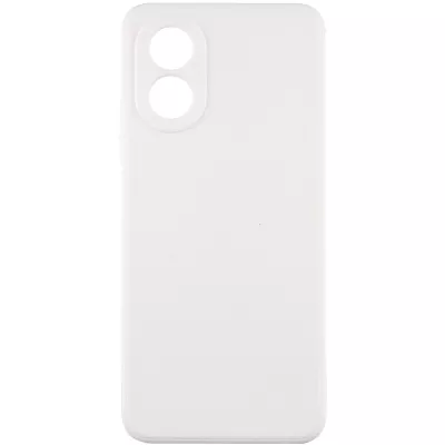 Силіконовий чохол Candy Full Camera для Oppo A58 4G Білий / White