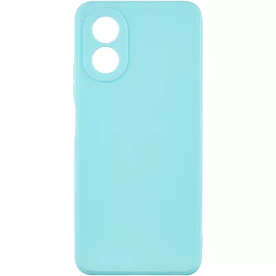 Силіконовий чохол Candy Full Camera для Oppo A58 4G Бірюзовий / Turquoise