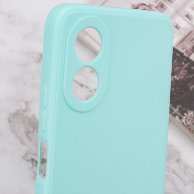 Силіконовий чохол Candy Full Camera для Oppo A58 4G Бірюзовий / Turquoise
