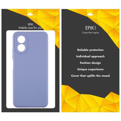 Силіконовий чохол Candy Full Camera для Oppo A58 4G Блакитний / Mist blue
