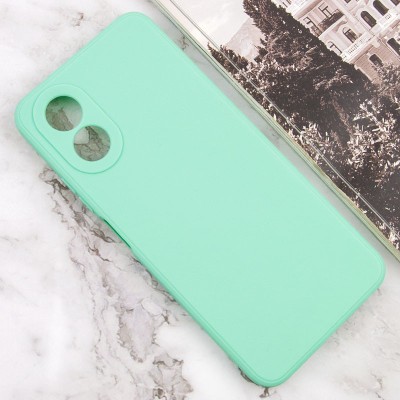 Силіконовий чохол Candy Full Camera для Oppo A58 4G Зелений / Menthol