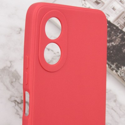 Силіконовий чохол Candy Full Camera для Oppo A58 4G Червоний / Camellia