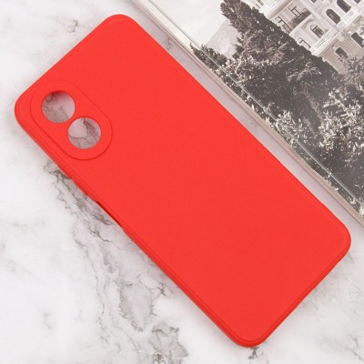 Силіконовий чохол Candy Full Camera для Oppo A58 4G Червоний / Red