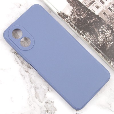 Силіконовий чохол Candy Full Camera для Oppo A78 4G Блакитний / Mist blue Силіконовий чохол Candy Full Camera для Oppo A78 4G Блакитний / Mist blue