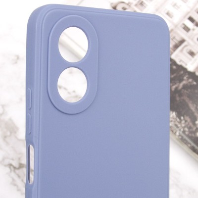 Силіконовий чохол Candy Full Camera для Oppo A78 4G Блакитний / Mist blue Силіконовий чохол Candy Full Camera для Oppo A78 4G Блакитний / Mist blue
