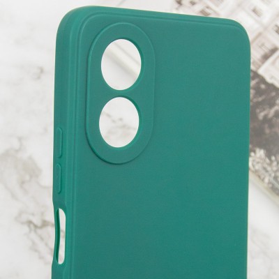 Силіконовий чохол Candy Full Camera для Oppo A78 4G Зелений / Green