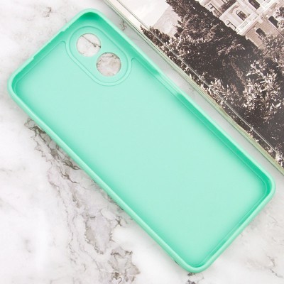 Силіконовий чохол Candy Full Camera для Oppo A78 4G Зелений / Menthol