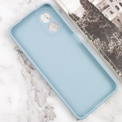 Силіконовий чохол Candy Full Camera для Oppo A78 4G Сірий / Smoky Gray