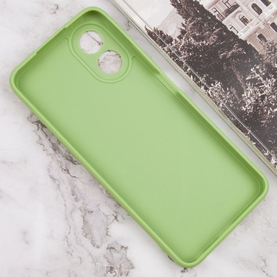 Силіконовий чохол Candy Full Camera для Oppo A78 4G Фісташковий