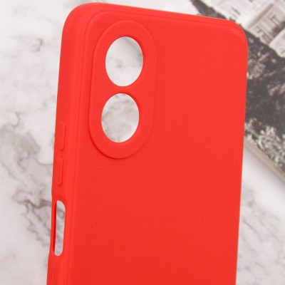 Силіконовий чохол Candy Full Camera для Oppo A78 4G Червоний / Red