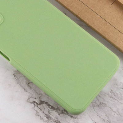 Силіконовий чохол Candy Full Camera для Oppo A96 Фісташковий