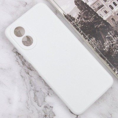 Силіконовий чохол Candy Full Camera для Oppo A98 Білий / White