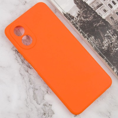 Силіконовий чохол Candy Full Camera для Oppo A98 Помаранчевий / Orange