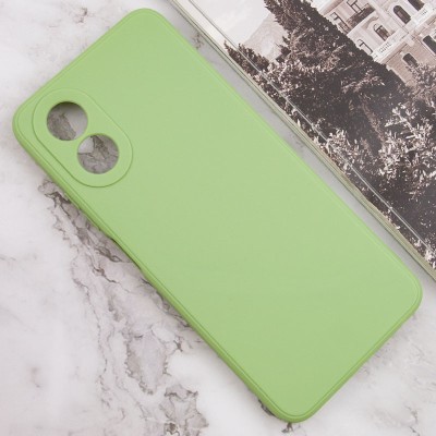 Силіконовий чохол Candy Full Camera для Oppo A98 Фісташковий