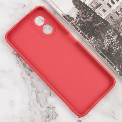 Силіконовий чохол Candy Full Camera для Oppo A98 Червоний / Camellia