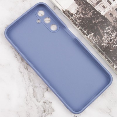 Силіконовий чохол Candy Full Camera для Samsung Galaxy A24 4G Блакитний / Mist blue