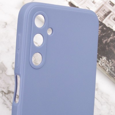 Силіконовий чохол Candy Full Camera для Samsung Galaxy A24 4G Блакитний / Mist blue