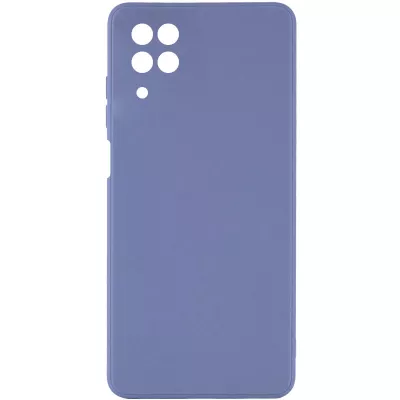Силіконовий чохол Candy Full Camera для Samsung Galaxy M33 5G Блакитний / Mist blue
