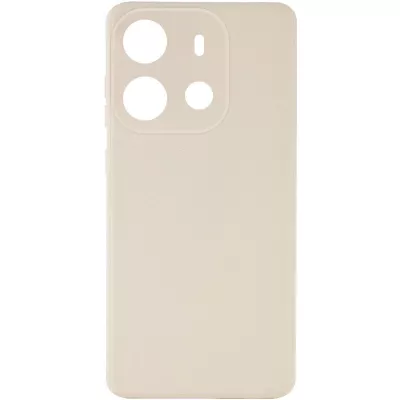 Силіконовий чохол Candy Full Camera для Tecno Spark Go 2023 Бежевий / Antigue White