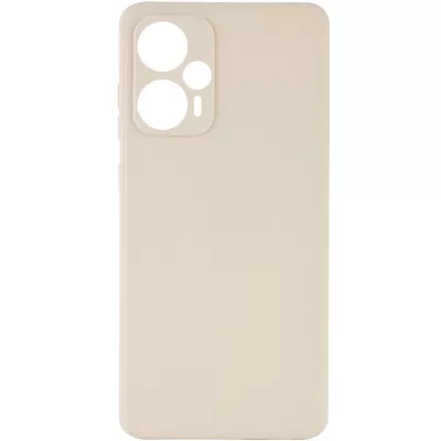 Силіконовий чохол Candy Full Camera для Xiaomi Poco F5 / Note 12 Turbo Бежевий / Antigue White