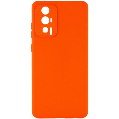 Силіконовий чохол Candy Full Camera для Xiaomi Poco F5 Pro Помаранчевий / Orange