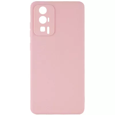 Силіконовий чохол Candy Full Camera для Xiaomi Poco F5 Pro Рожевий / Pink Sand