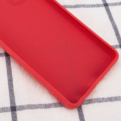 Силіконовий чохол Candy Full Camera для Xiaomi Poco F5 Pro Червоний / Camellia