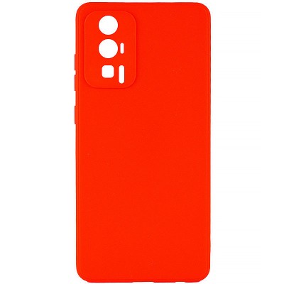Силіконовий чохол Candy Full Camera для Xiaomi Poco F5 Pro Червоний / Red