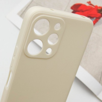 Силіконовий чохол Candy Full Camera для Xiaomi Redmi 12 Бежевий / Antigue White