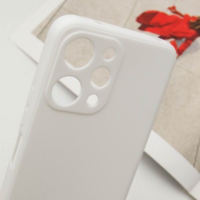 Силіконовий чохол Candy Full Camera для Xiaomi Redmi 12 Білий / White