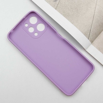 Силіконовий чохол Candy Full Camera для Xiaomi Redmi 12 Бузковий / Dasheen