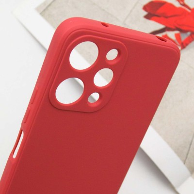 Силіконовий чохол Candy Full Camera для Xiaomi Redmi 12 Червоний / Camellia