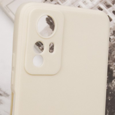 Силіконовий чохол Candy Full Camera для Xiaomi Redmi Note 12S Бежевий / Antigue White