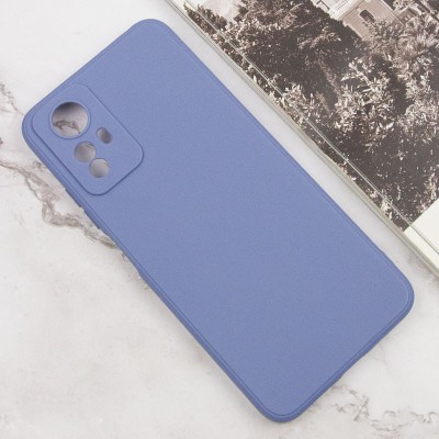 Силіконовий чохол Candy Full Camera для Xiaomi Redmi Note 12S Блакитний / Mist blue