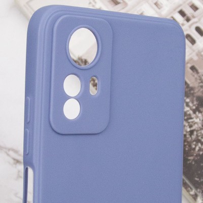 Силіконовий чохол Candy Full Camera для Xiaomi Redmi Note 12S Блакитний / Mist blue